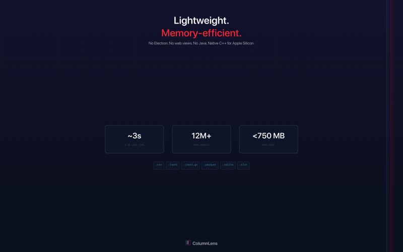 ColumnLens screenshot