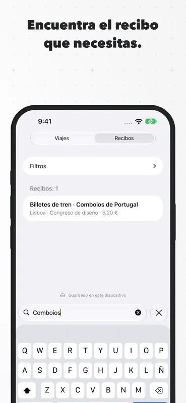 Recibos de viaje screenshot 7 of 10