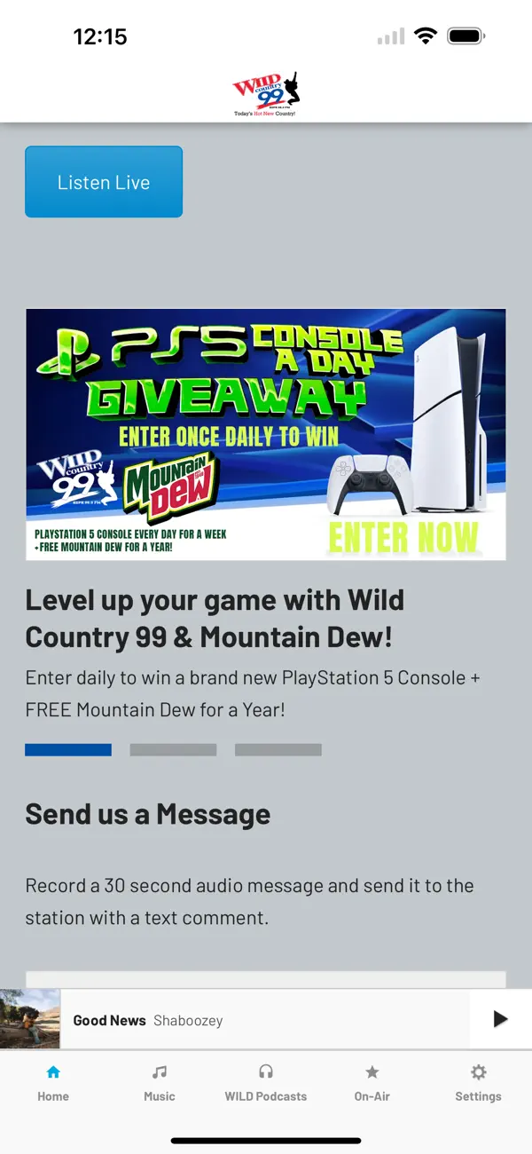 Screenshot #2 pour Wild Country 99FM