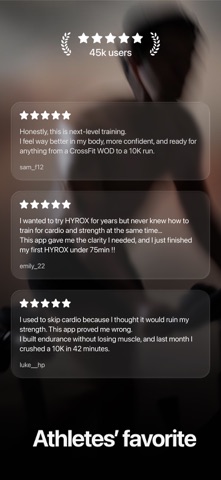 Victus: HYROX Training Plans Screenshot 7 of 7