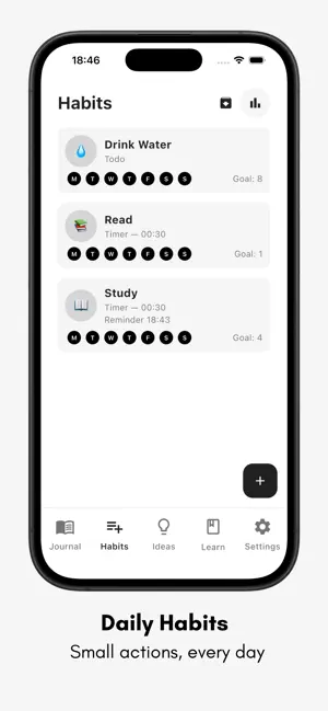 Arete - Journal & Habits screenshot 2