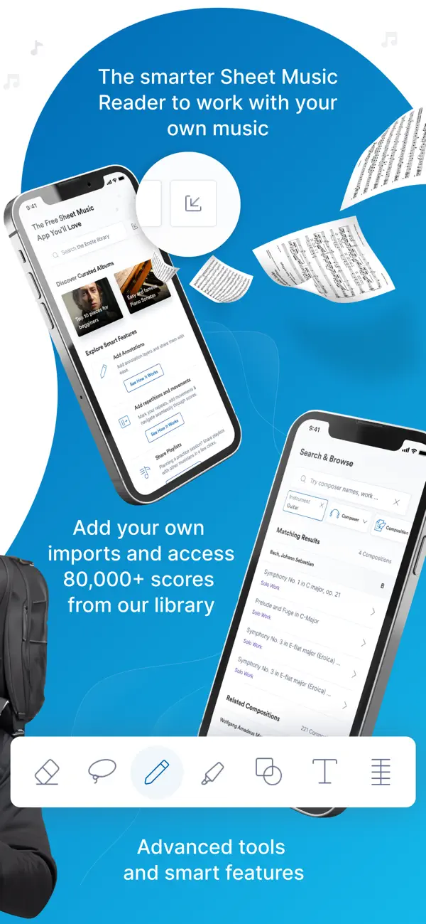 Screenshot #2 pour Enote - Sheet Music App