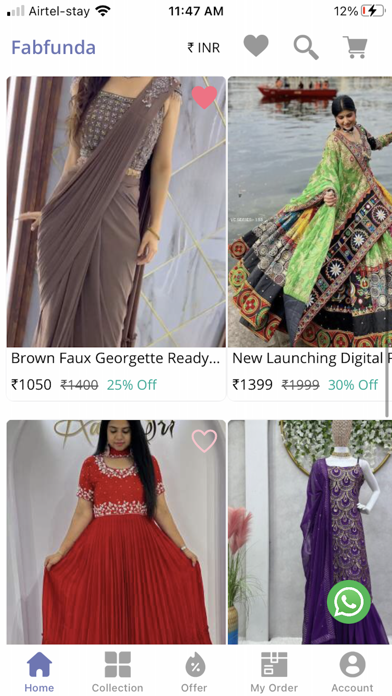 Fab Funda - Wholesale sarees Screenshot