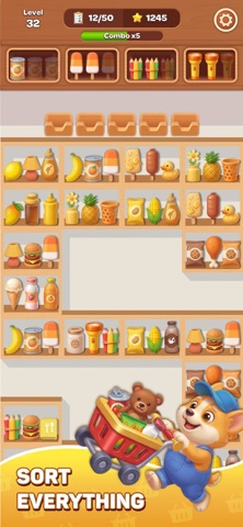 Stock Sort: Sorting Puzzle iPhone screenshot