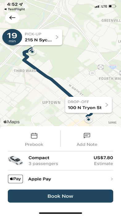 Crown Cab - Charlotte Screenshot