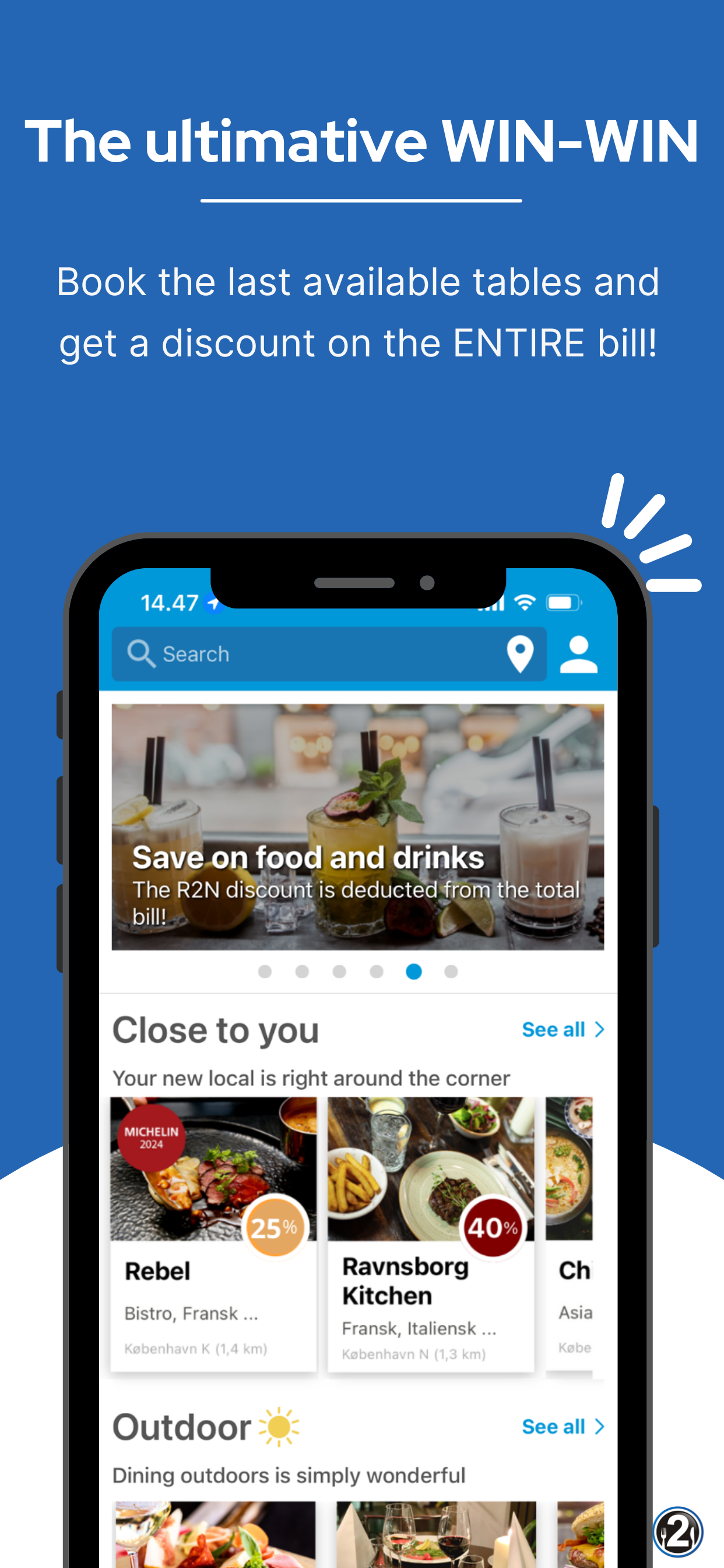 R2N - Discount on Restaurants