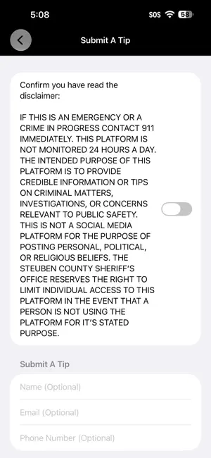Steuben County NY Sheriff screenshot 3