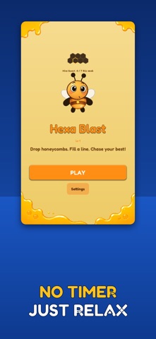 Hexa Blast: Honey Puzzle screenshot