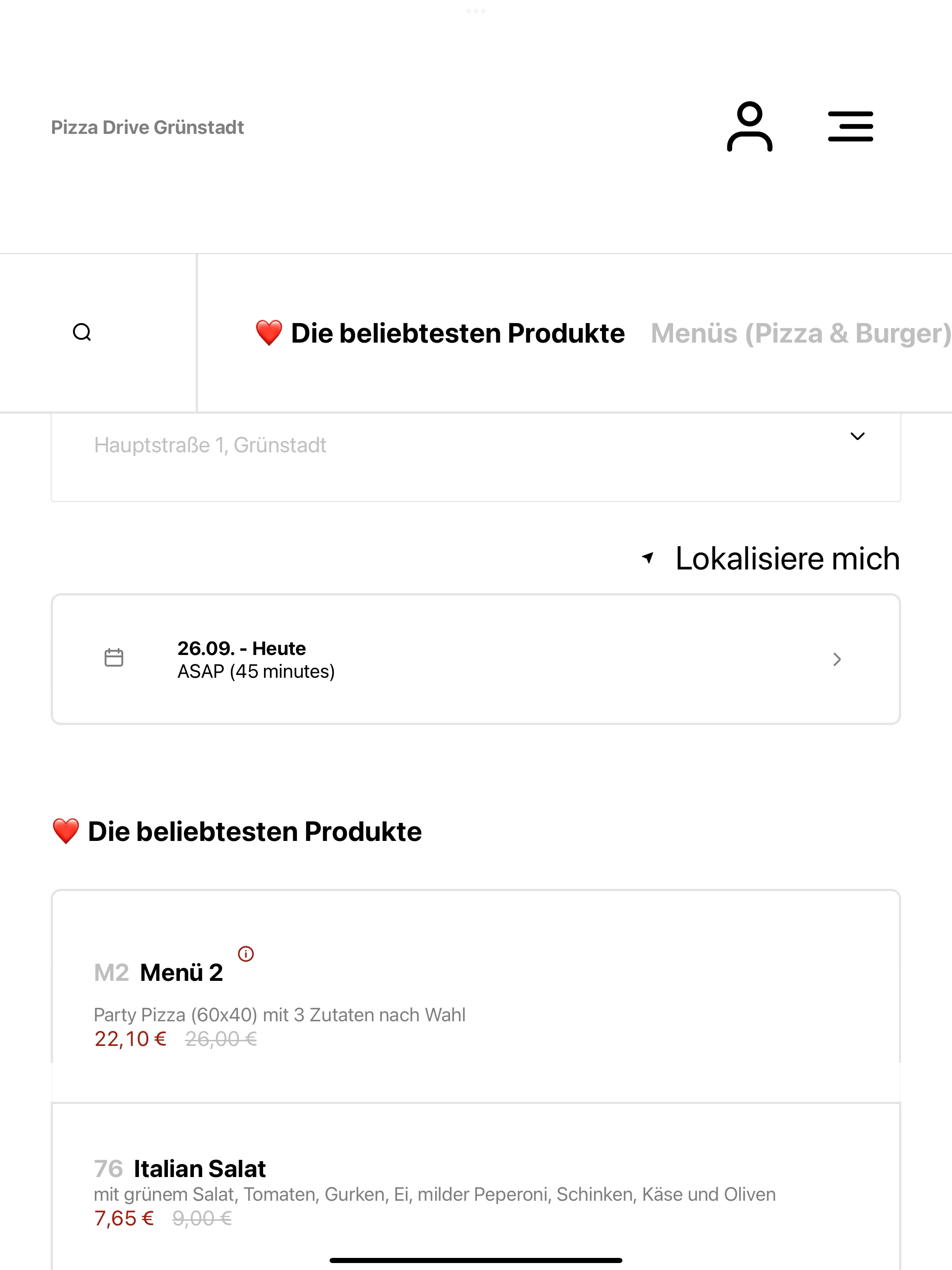 Pizza Drive Grünstadt