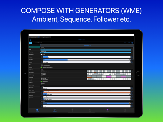 Screenshot #6 pour Wotja: Live Generative Music