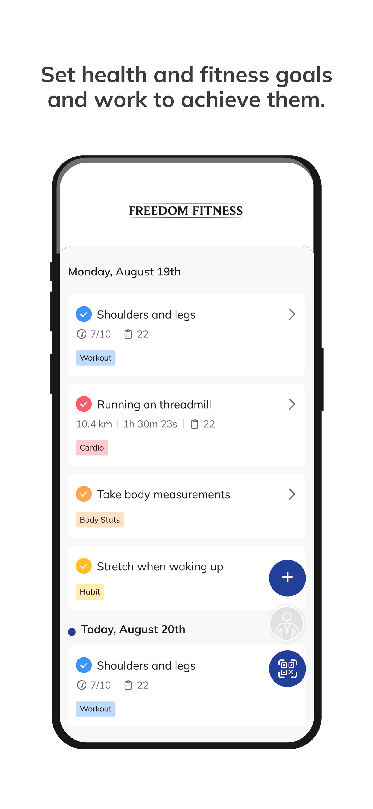 Freedom Fitness App