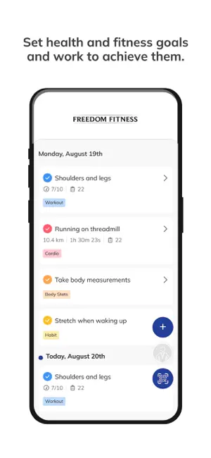 Freedom Fitness App screenshot 4