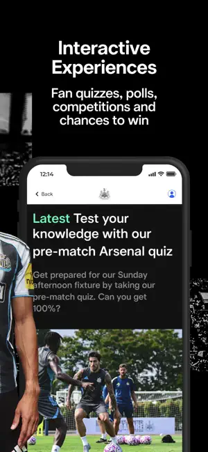Official Newcastle United App iPhone screenshot 4