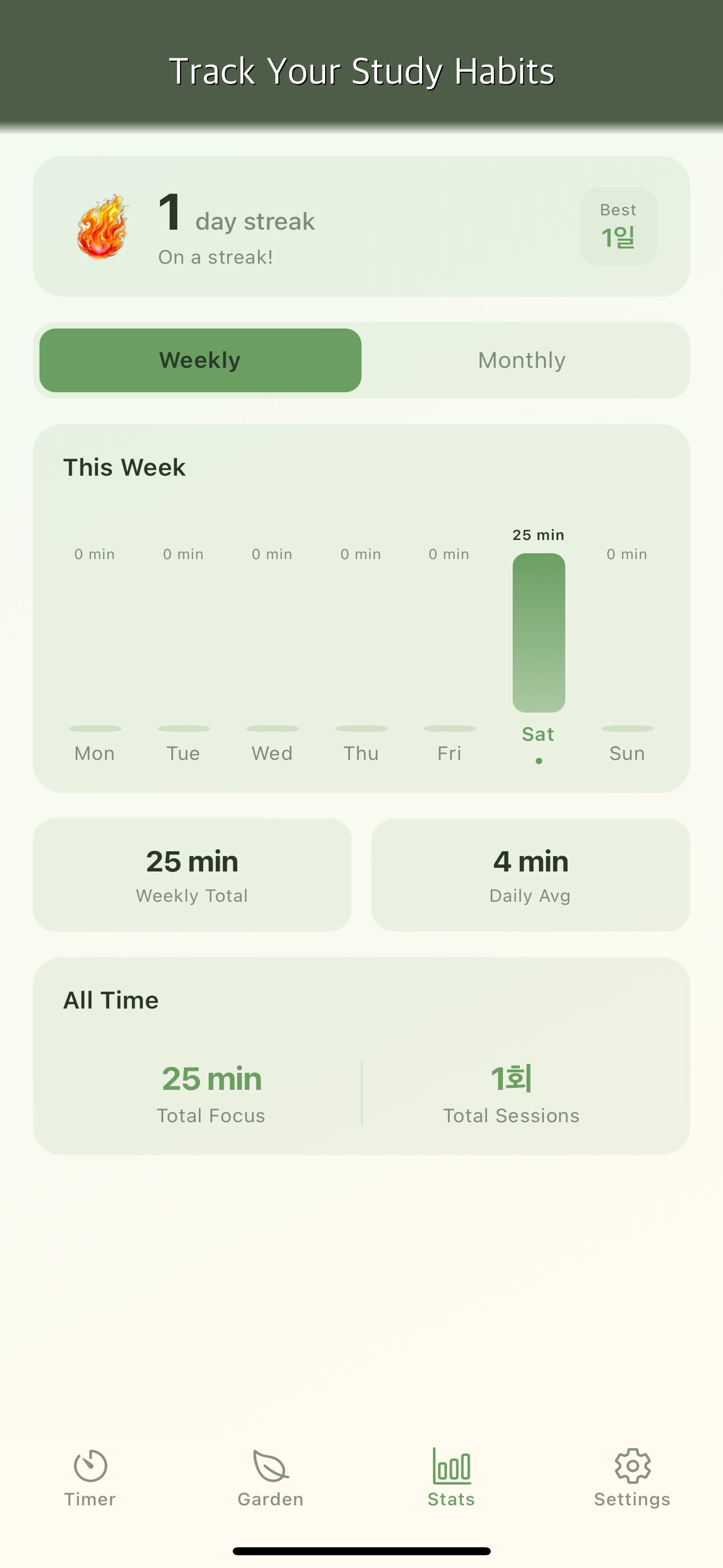 Focus Garden - Pomodoro Timer