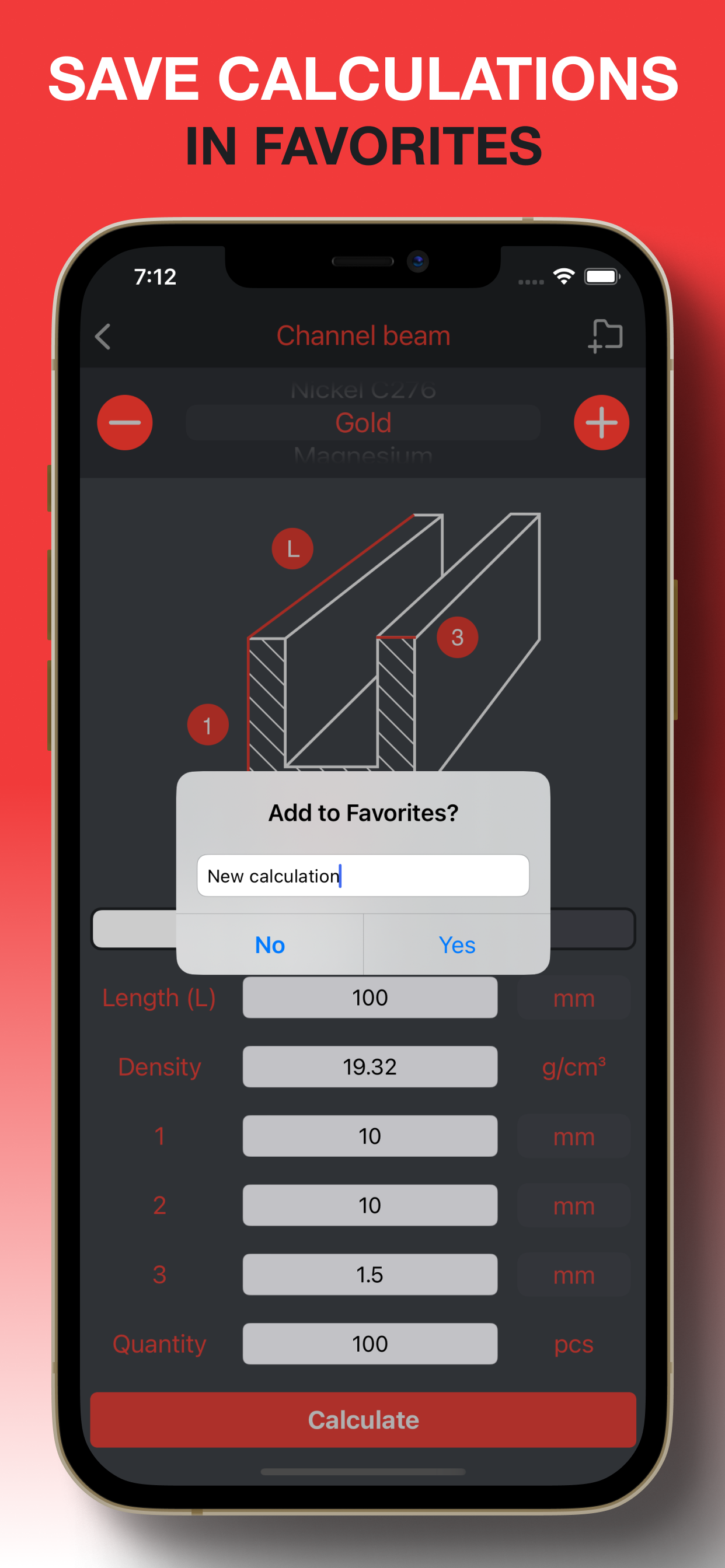 Rebar Weight. Metal Calculator