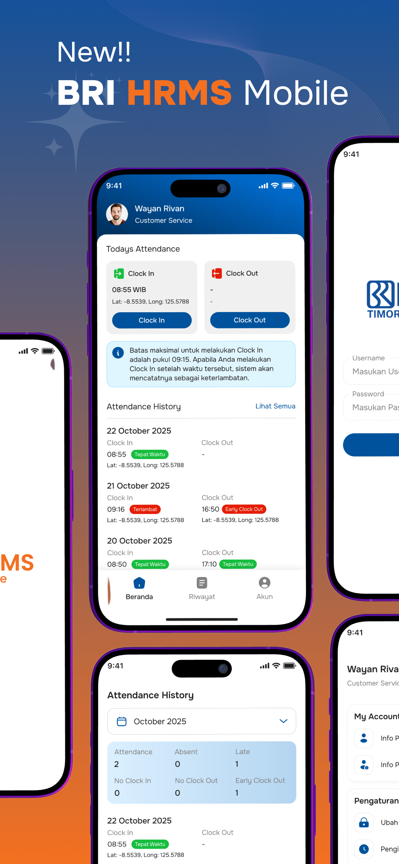 HRMS BRITL MOBILE screenshot 2