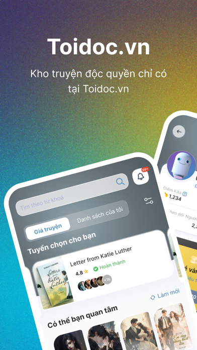 Toidoc - Cộng đồng đọc truyện Screenshot