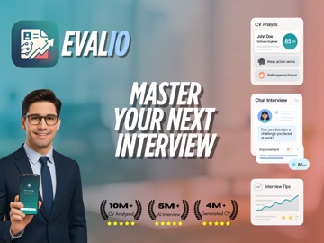 Evalio - AI Interview & CV iPad screenshot