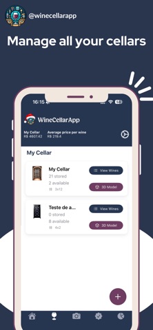 Wine Cellar App: Adega virtual Screenshot 3 of 9