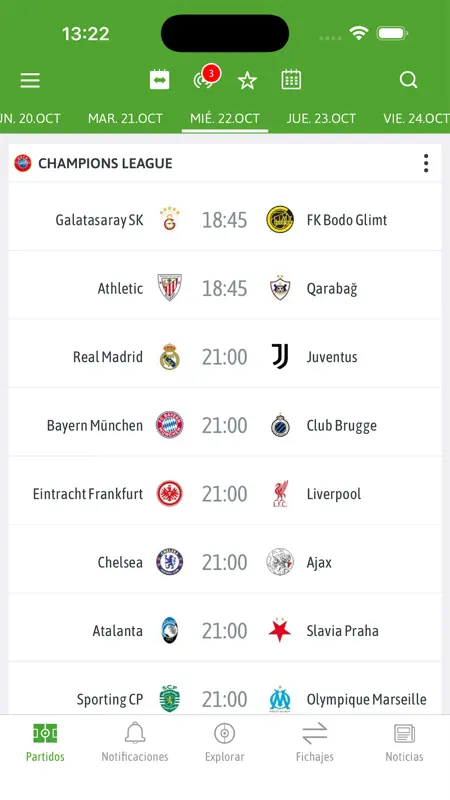 BeSoccer Plus screenshot 1 of 7