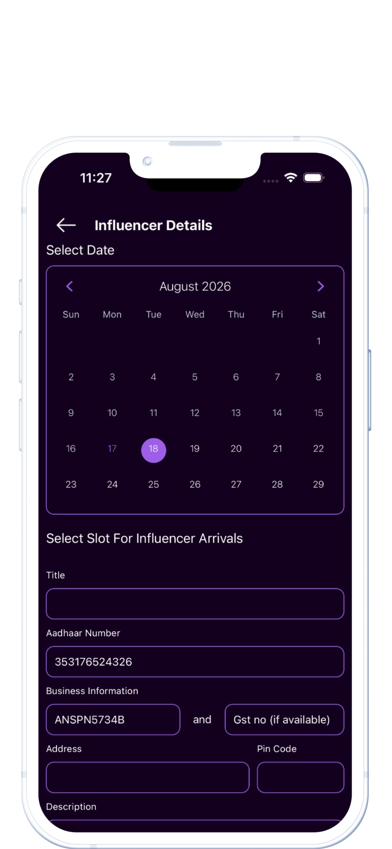 influenzar_customer screenshot 5