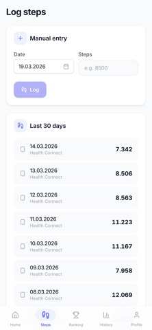 Digital Counting Steps Screenshot 3 of 6