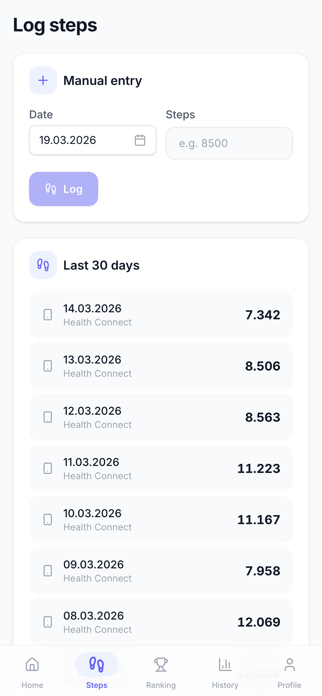 Digital Counting Steps Screenshot 3 of 6