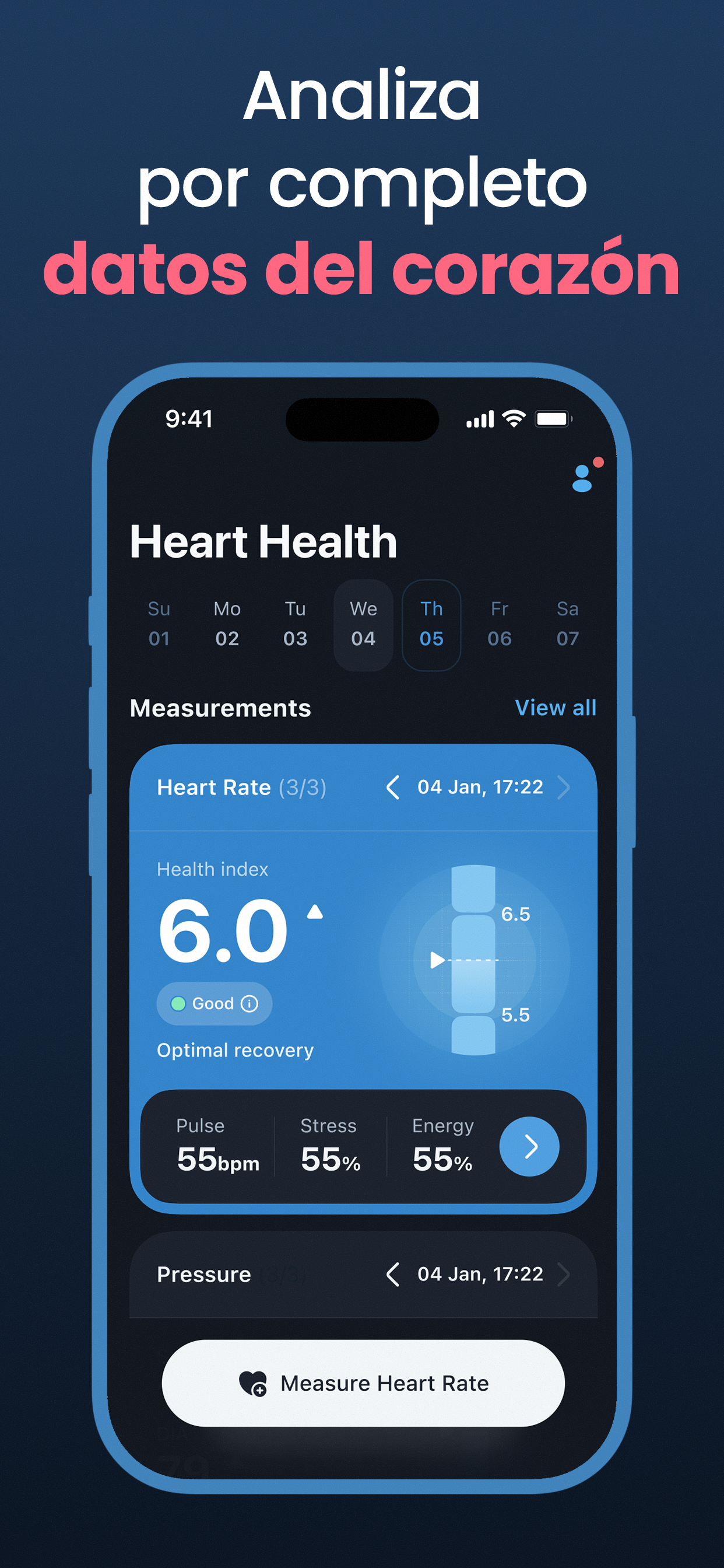 Heartica: Frecuencia Cardíaca