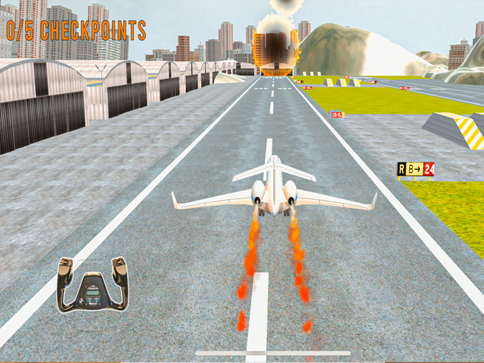 Aeroplane Crash Landing Games