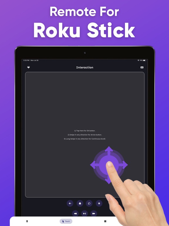Screenshot #6 pour Roki: Remote for Roku TV