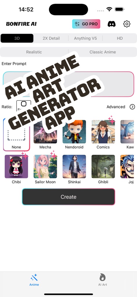 AI Generated Images:Art,Anime - Graphics & Design App | MWM