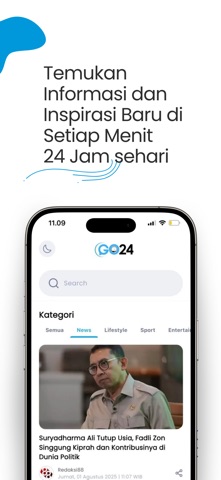 Go24 - Baca Berita Indonesia iPhone screenshot 4
