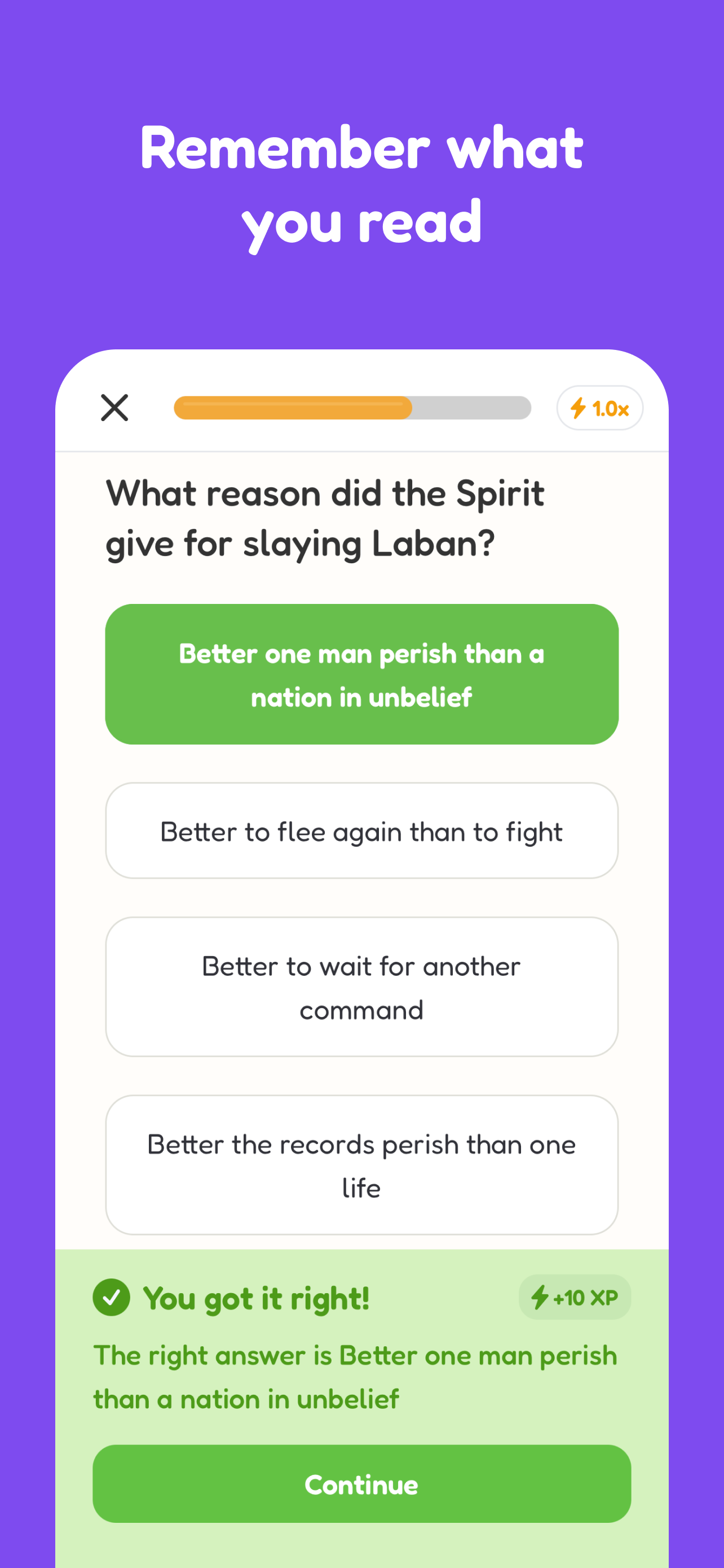 Tether: Book of Mormon