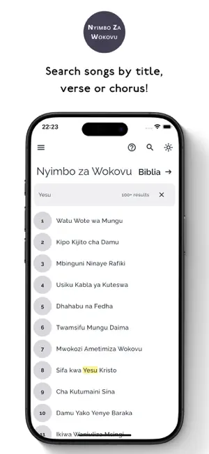 Nyimbo za Wokovu + Biblia screenshot 3