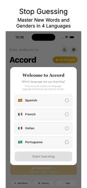Accord - Learn Noun Genders screenshot 1
