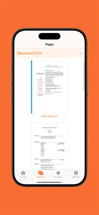 Templates for Pages Pro screenshot 3