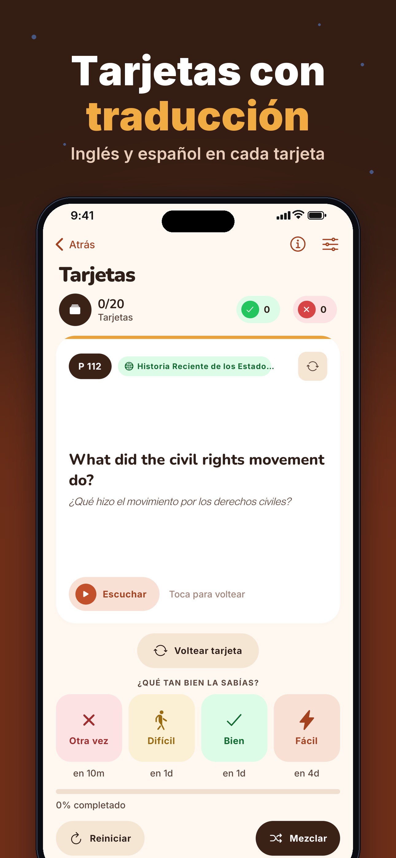 Screenshot 4 of Prepfield Ciudadanía Americana