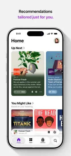 Скриншот Apple Podcasts на iPhone 1