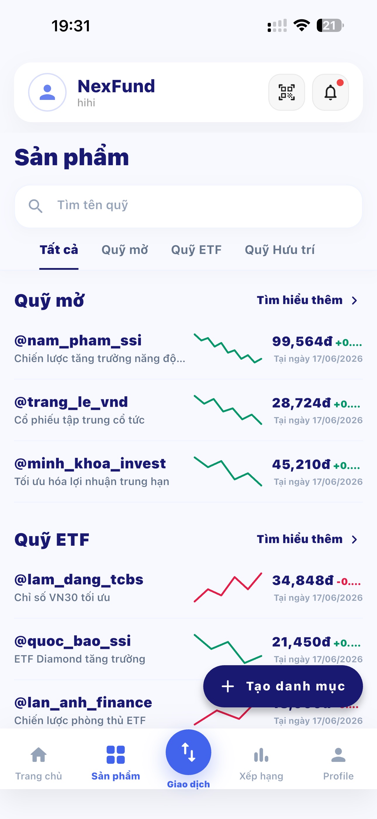 Screenshot 1 of NexFund by JOYHUB
