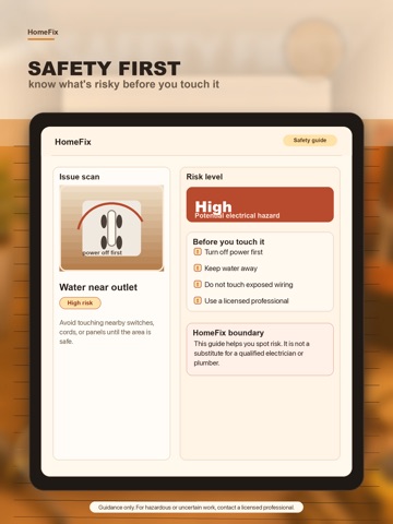 HomeFix - Appliance Repair Aid iPad screenshot