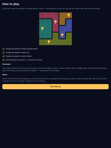 Lanterna Grid iPad screenshot