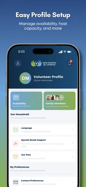 Safe Families Care Engagement screenshot 3