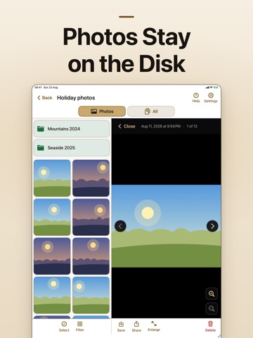 PonteDisk: NAS File Manager iPad screenshot