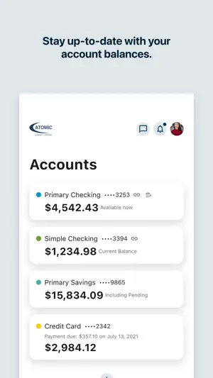 Atomic Credit Union screenshot 2