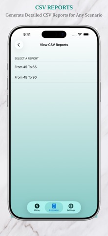 Retirement Estimator Screenshot 8 of 10