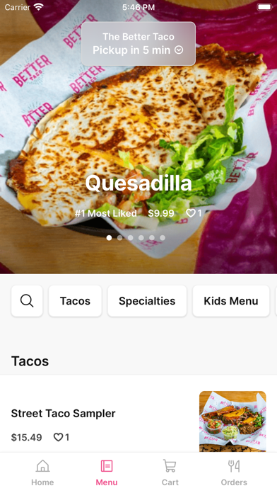 The Better Taco To iPhone screenshot 2 - Food & Drink app