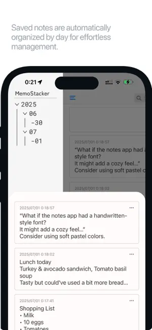 Memo Stacker - Notes & Diary screenshot 2