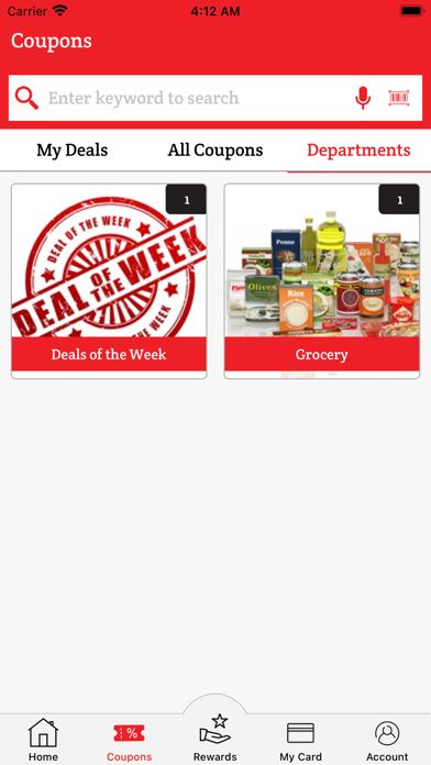 Grocer’s Pride Rewards Screenshot