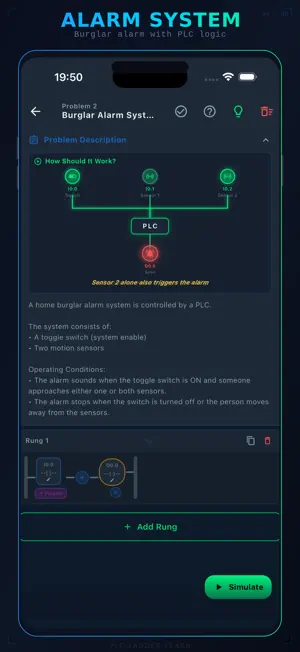 PLC Ladder Logic Simulator screenshot 4