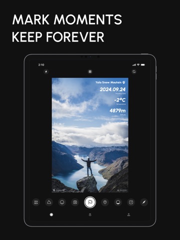 snapwow:极简水印相机 iPad screenshot